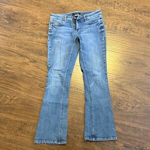 Stylish Blue Flare Women's Jeans